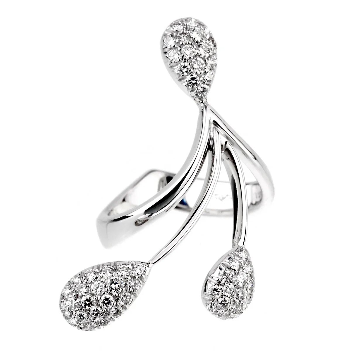 Scavia White Gold Diamond Cocktail Ring