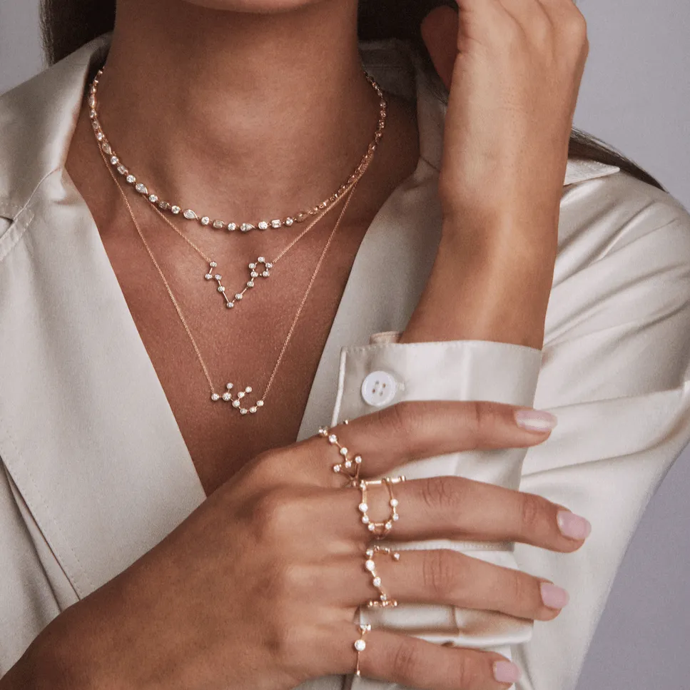 Scorpio Diamond Constellation Ring | Ready to Ship