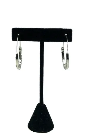 Silver 1 1/2" Hoops