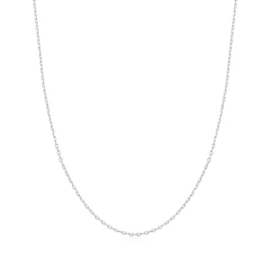 Silver Mini Link Charm Chain Necklace