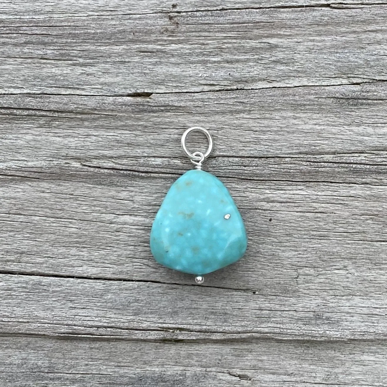 Small Chunky Turquoise Pendant