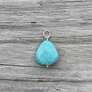 Small Chunky Turquoise Pendant