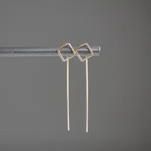 Square Threader Earrings
