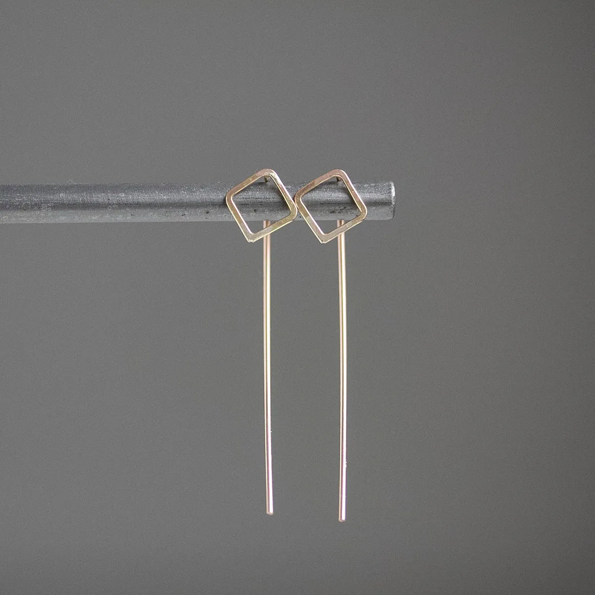 Square Threader Earrings