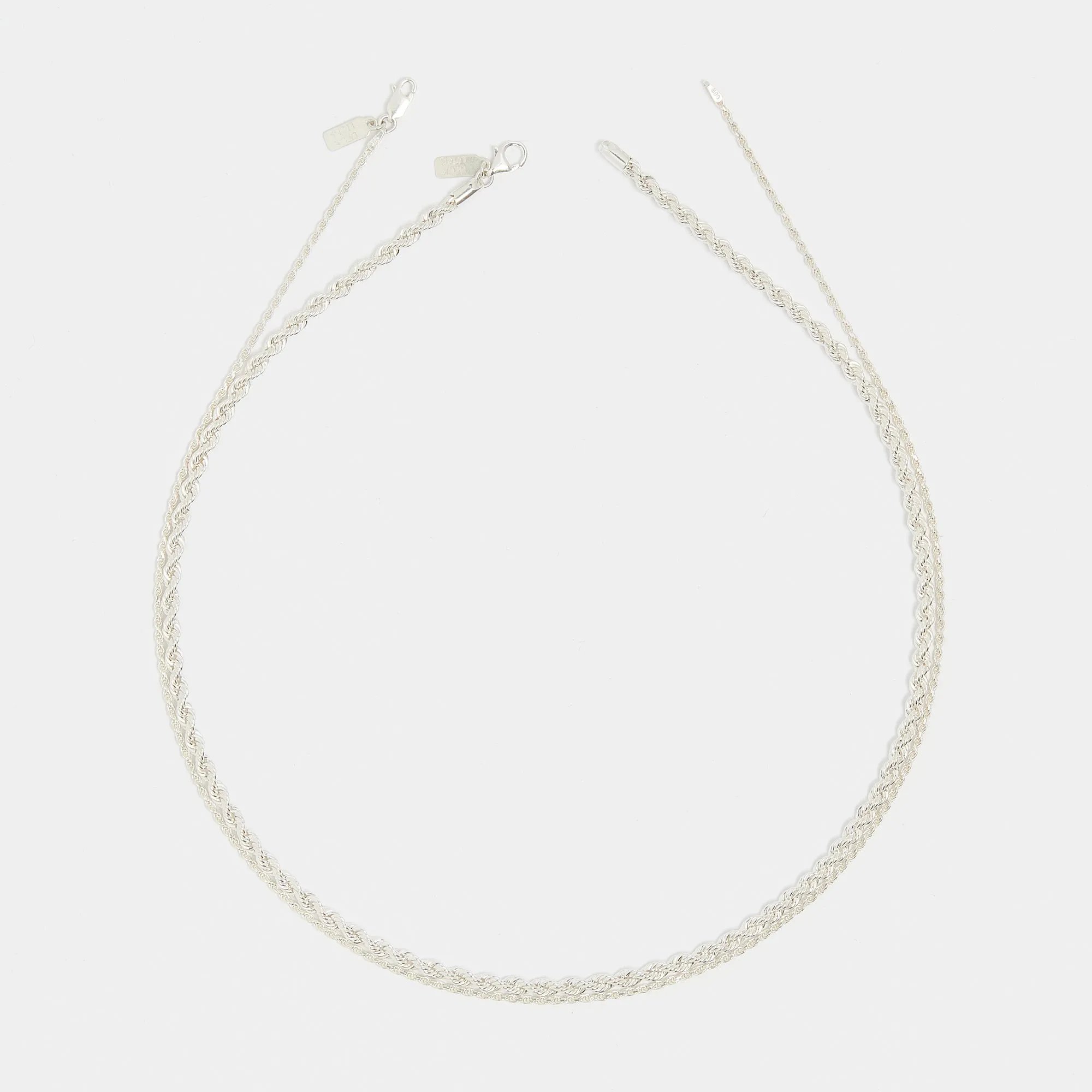 Stack Eternal Chains in Silver for her