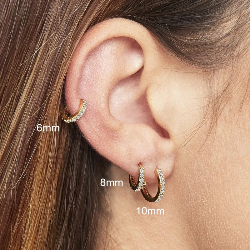Stylemein - Hoop earring set | Huggie Hoop Earrings Set