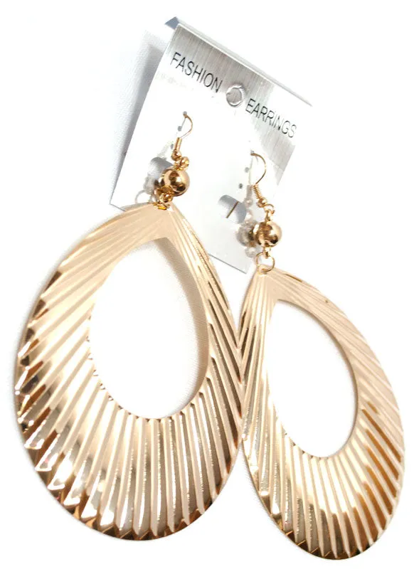 Teardrop Big Hoops Earrings Wholesale