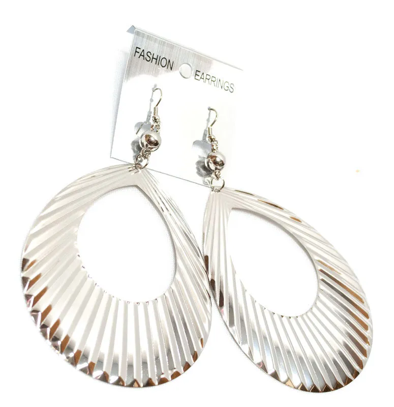 Teardrop Big Hoops Earrings Wholesale