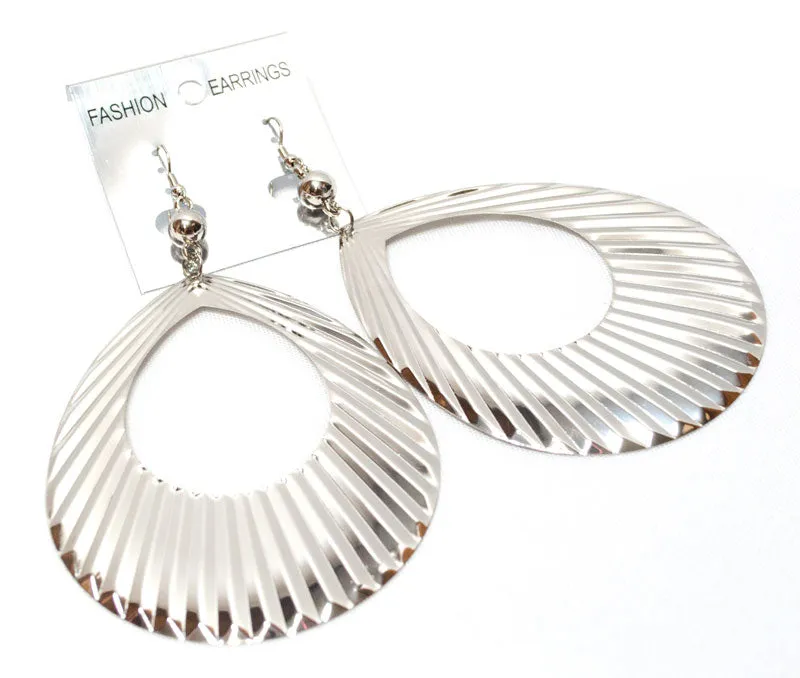 Teardrop Big Hoops Earrings Wholesale