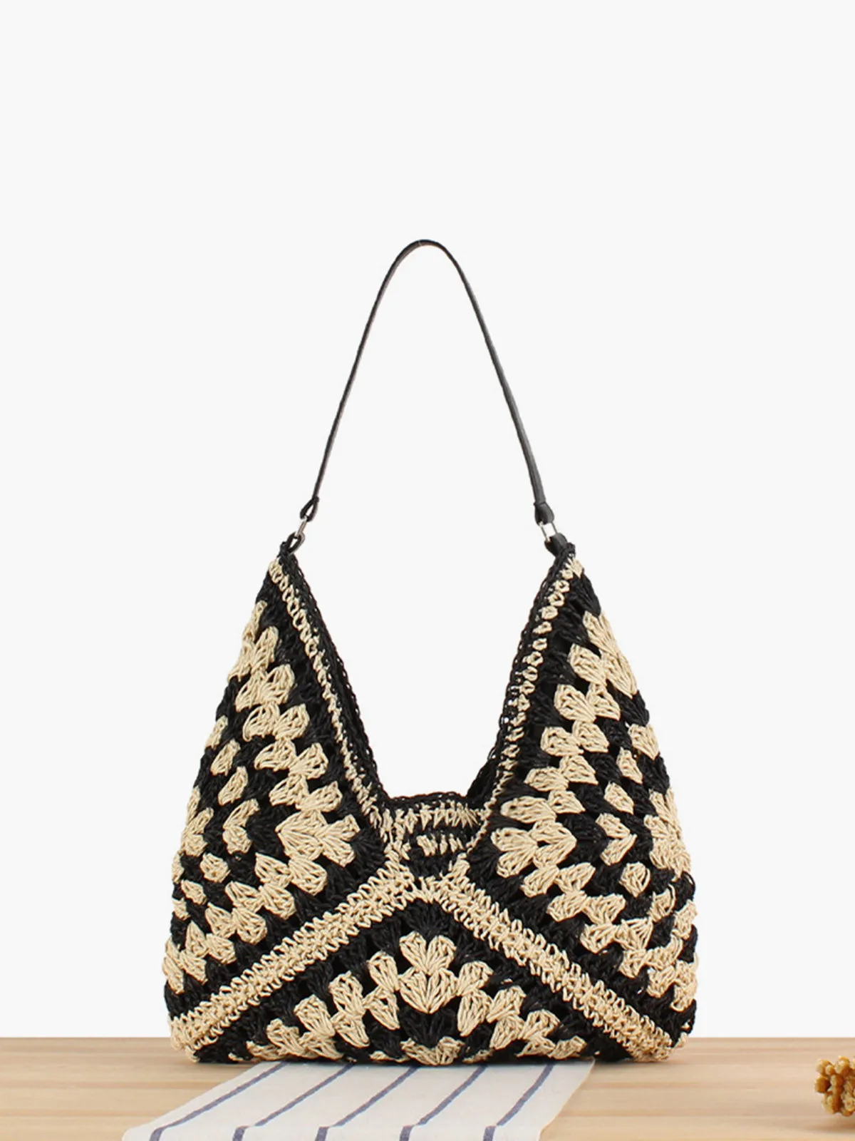 The Riviera Macrame Shoulder Bag