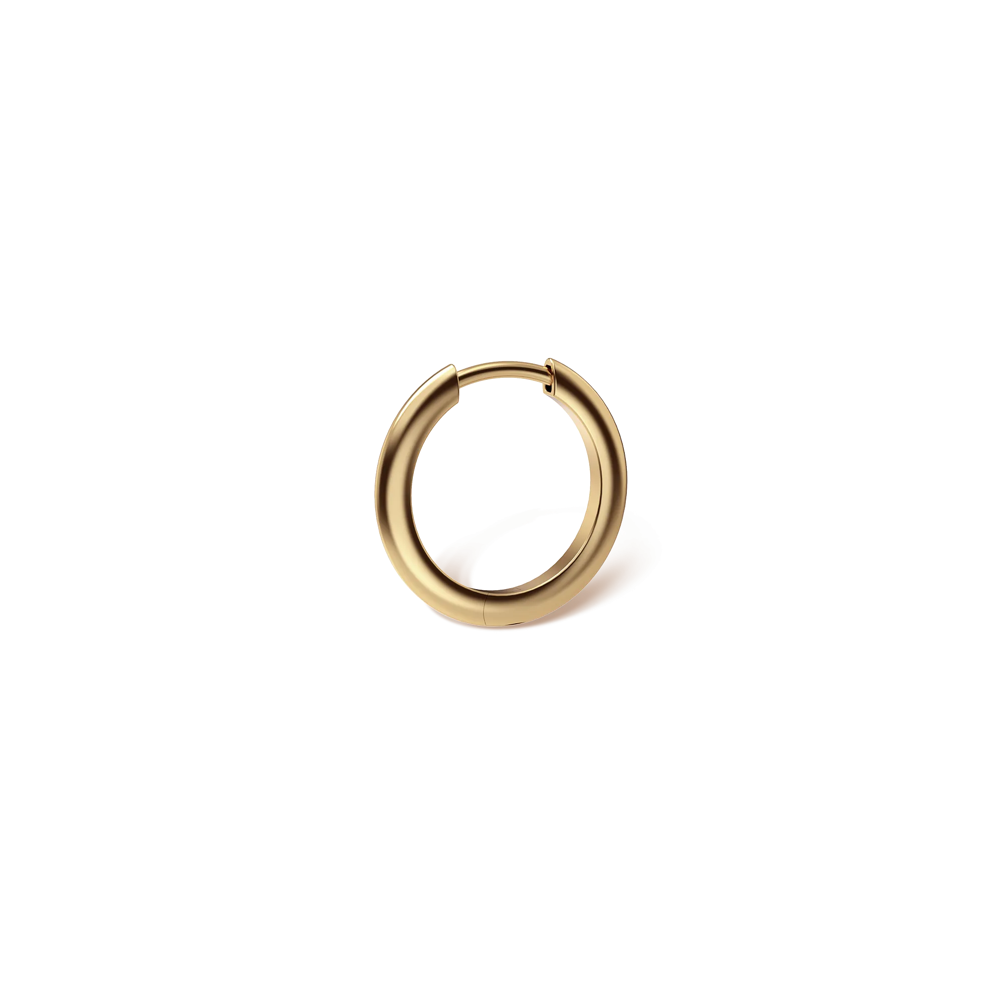 Thin Medium Hoop Earrings