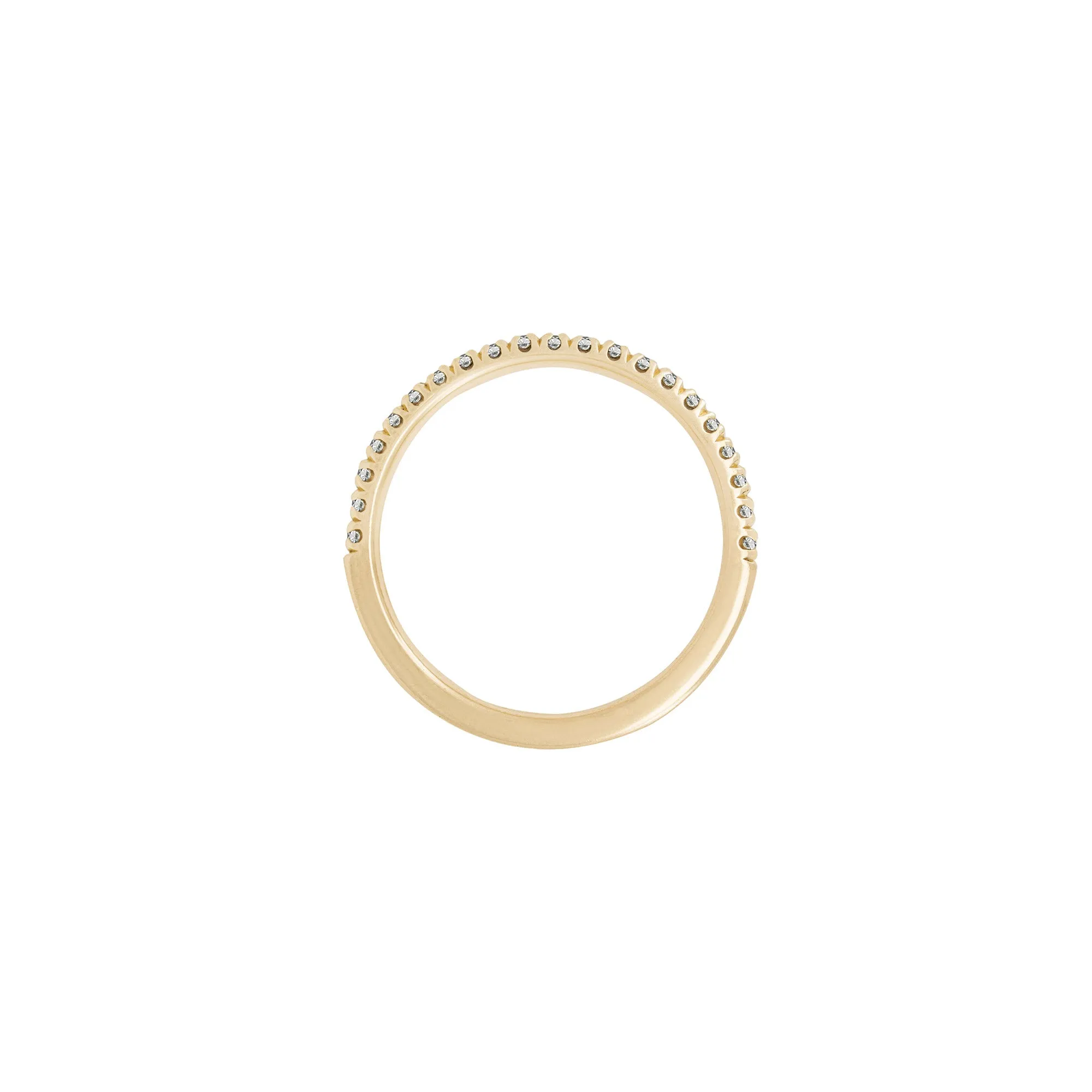 Today Classic Diamond Eternity Ring - 14k Polished Gold Half Eternity Classic Diamond Ring