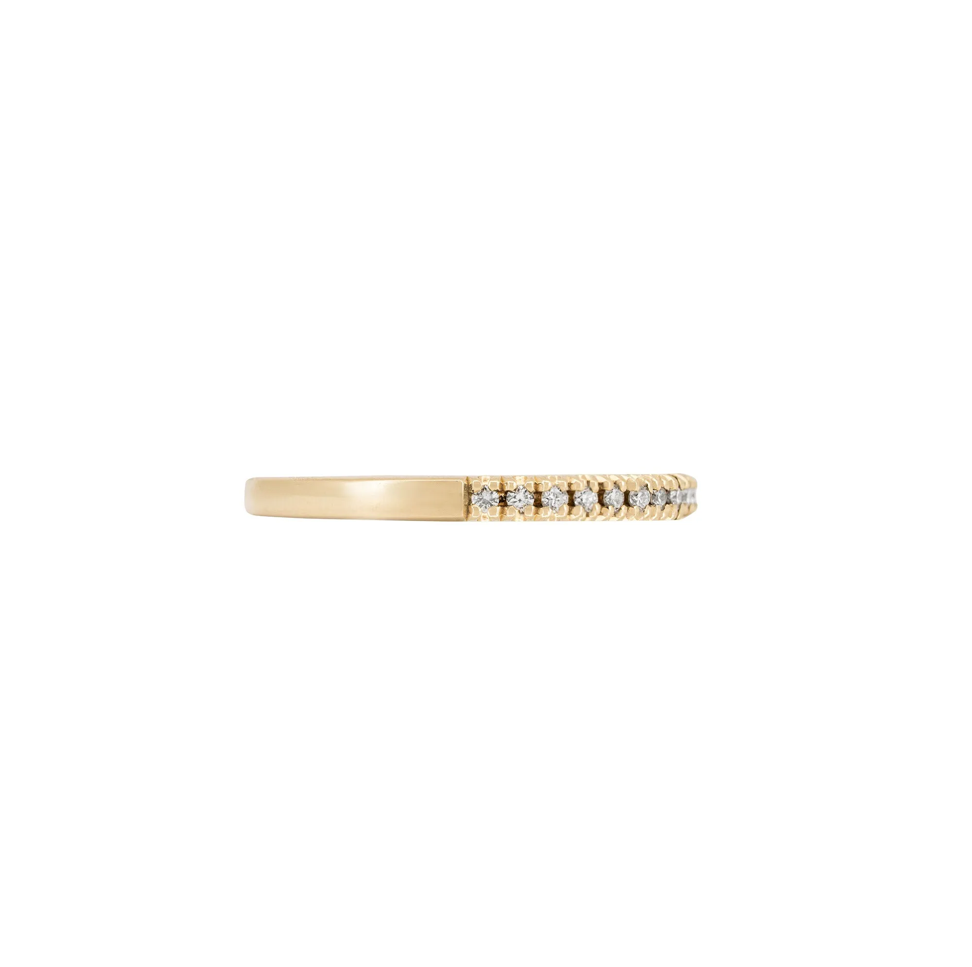 Today Classic Diamond Eternity Ring - 14k Polished Gold Half Eternity Classic Diamond Ring