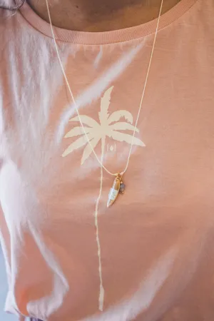 UNIQUE SURF LACE GOLD NECKLACE