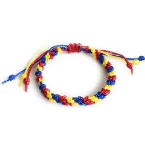 Venezuela - Colombia Adjustable Macrame Bracelet