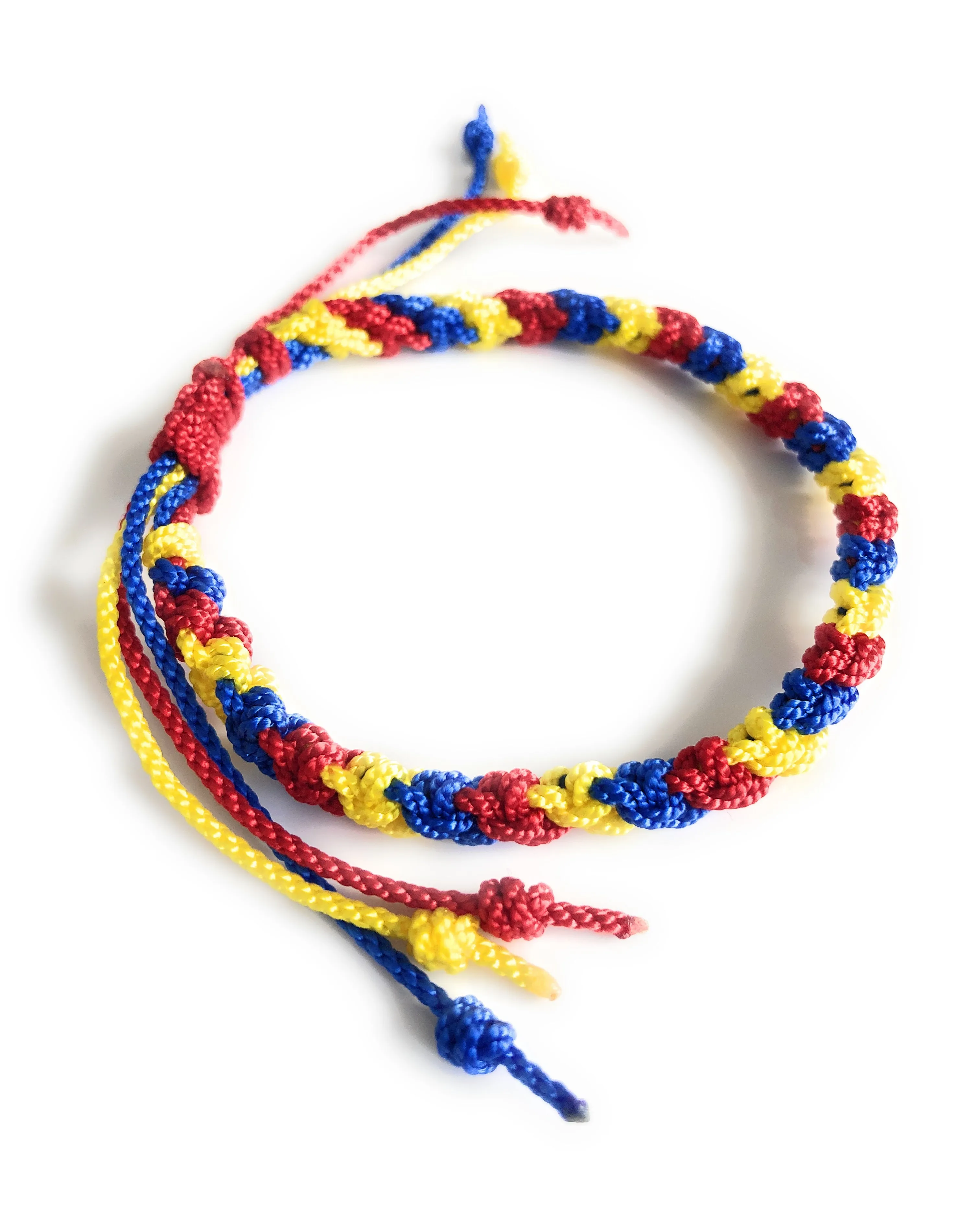 Venezuela - Colombia Adjustable Macrame Bracelet