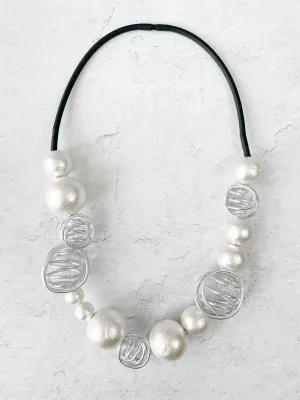 Wilma Necklace, White UL