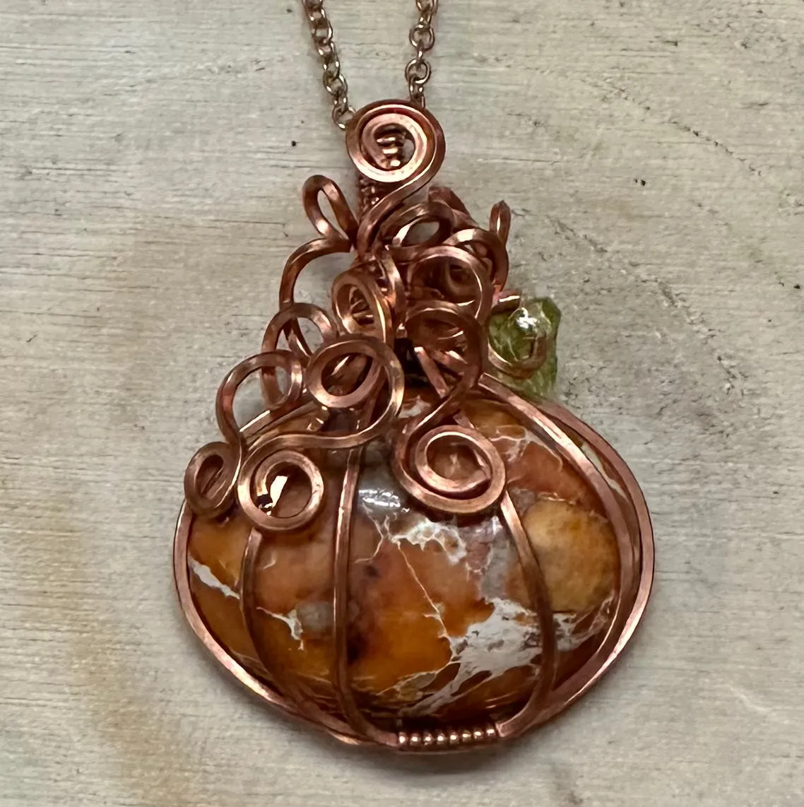 Wire Hand Wrapped Jewelry by Kaley