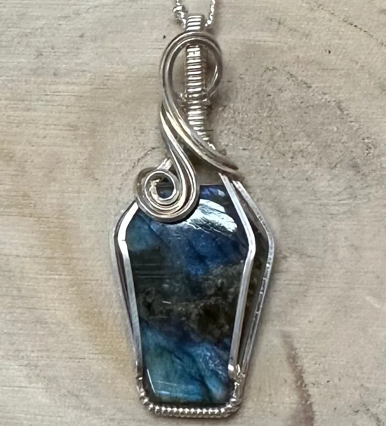 Wire Hand Wrapped Jewelry by Kaley