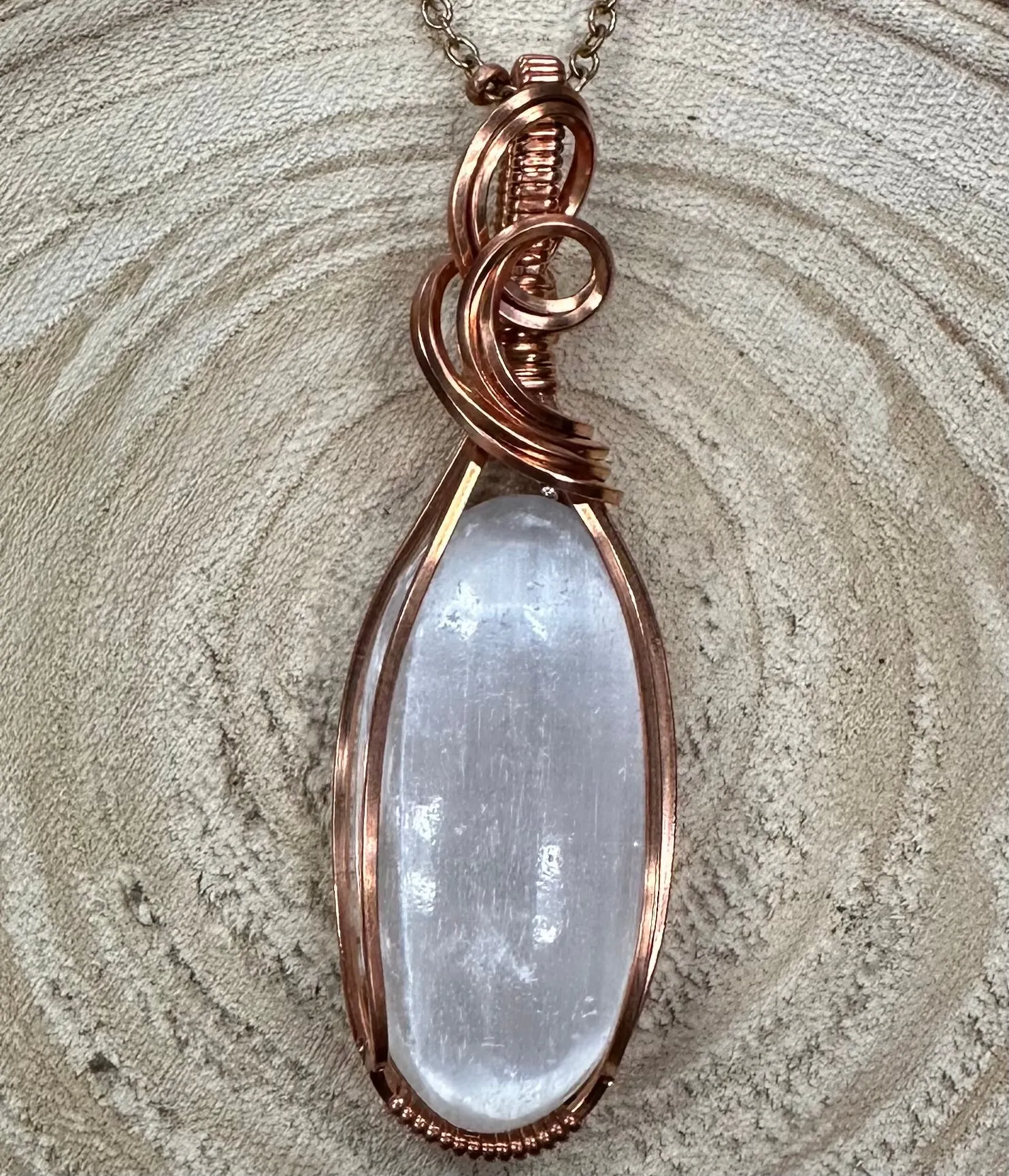 Wire Hand Wrapped Jewelry by Kaley