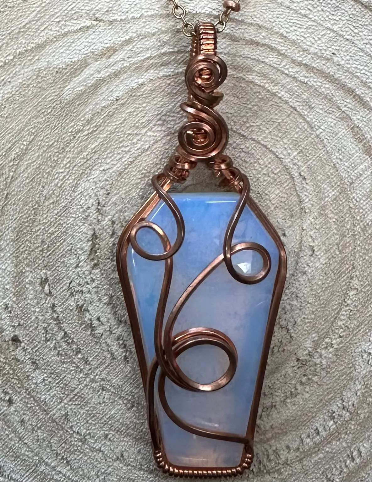 Wire Hand Wrapped Jewelry by Kaley