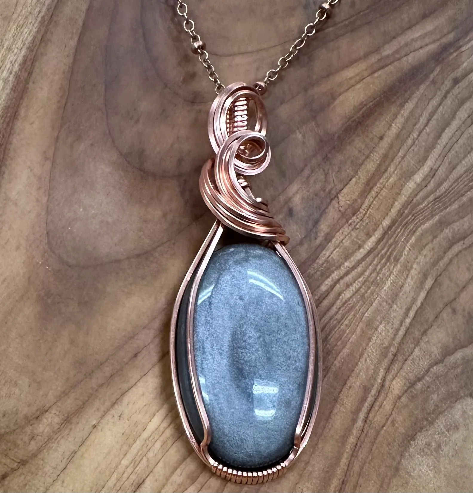Wire Hand Wrapped Jewelry by Kaley