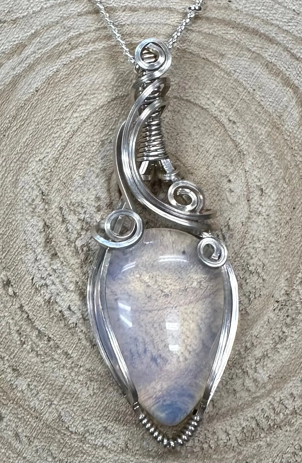 Wire Hand Wrapped Jewelry by Kaley