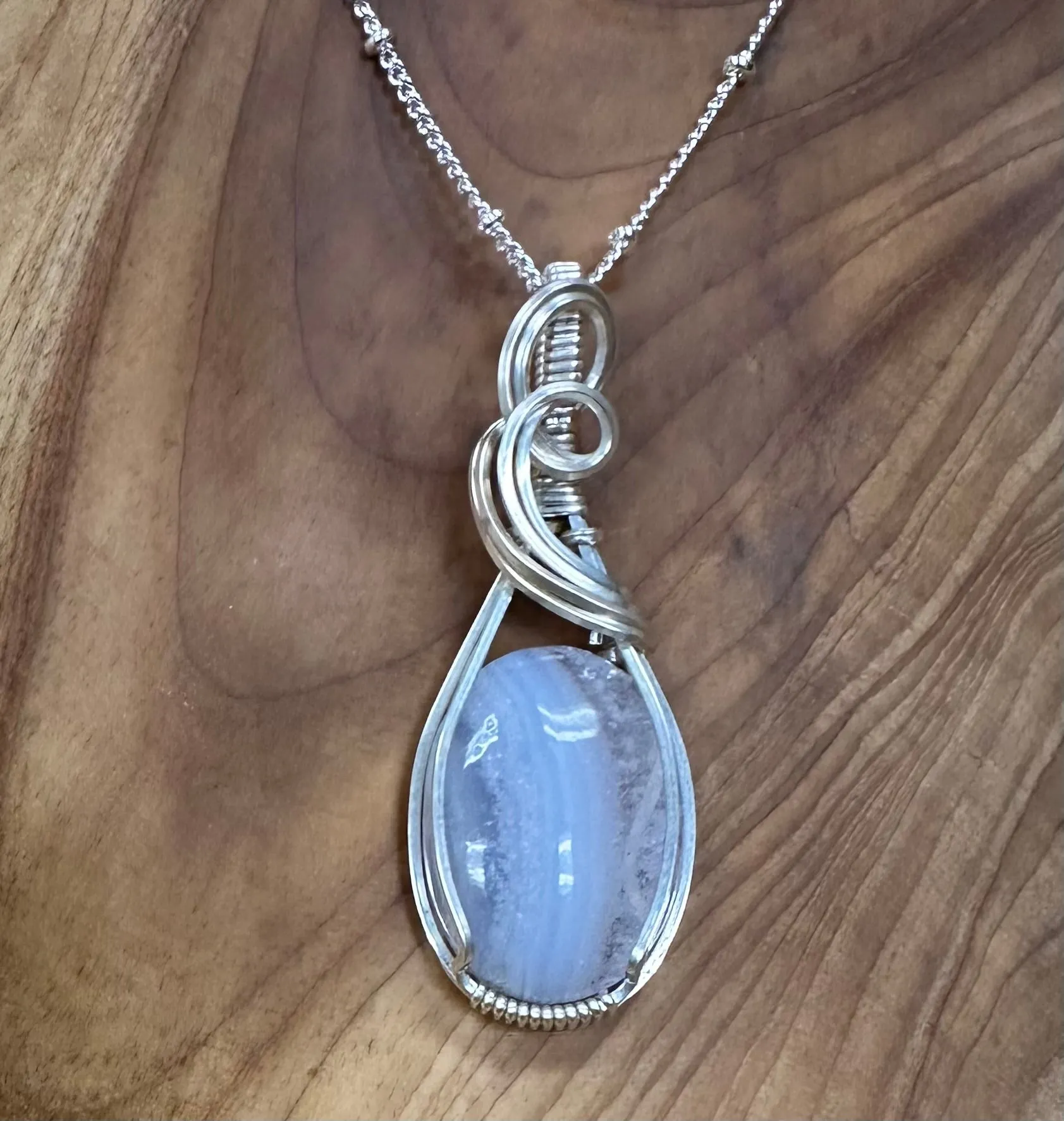 Wire Hand Wrapped Jewelry by Kaley