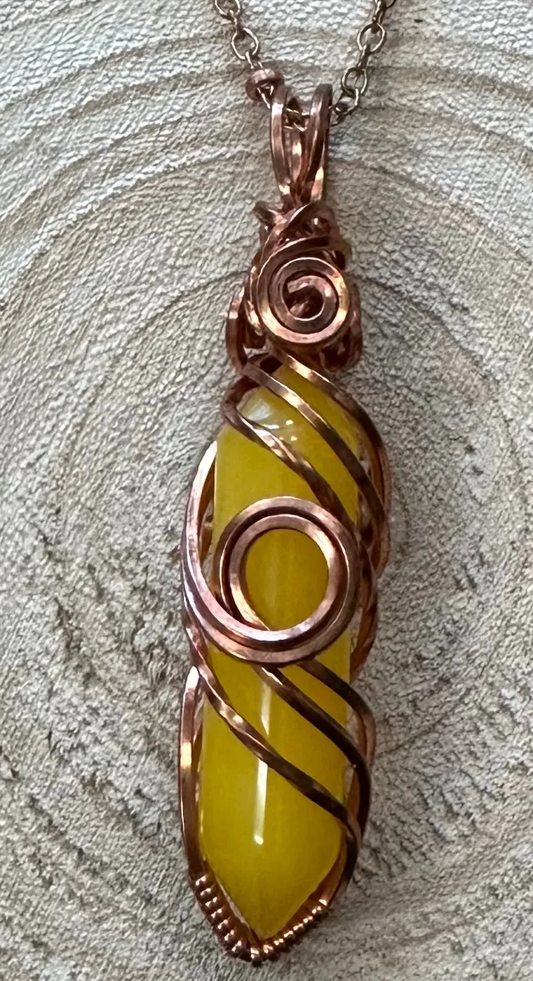 Wire Hand Wrapped Jewelry by Kaley