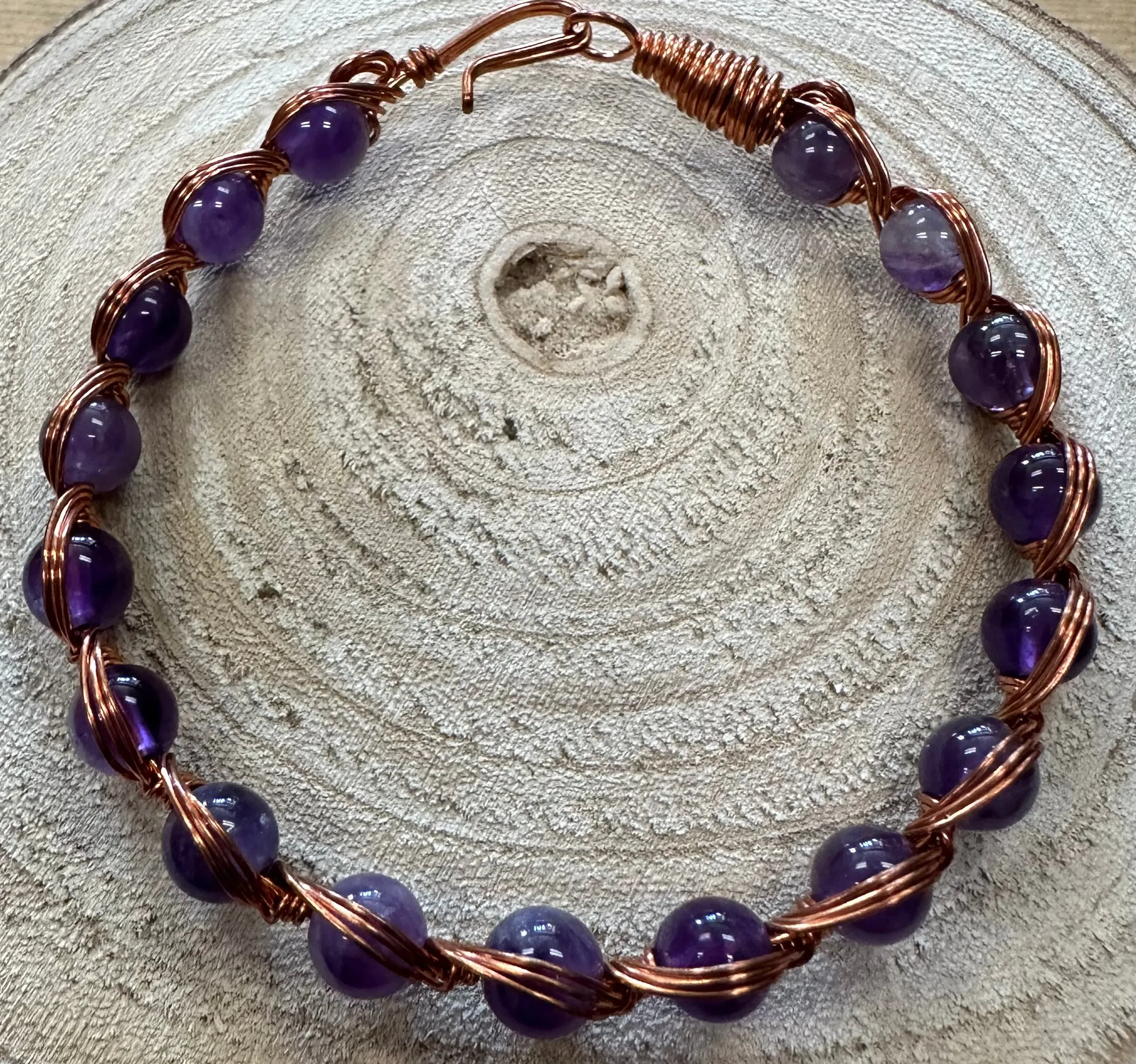 Wire Hand Wrapped Jewelry by Kaley