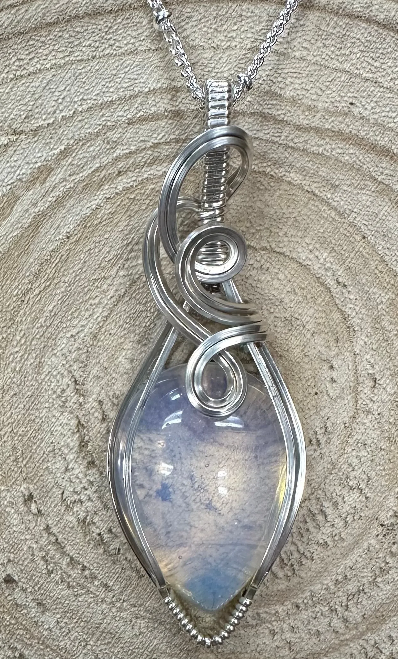 Wire Hand Wrapped Jewelry by Kaley