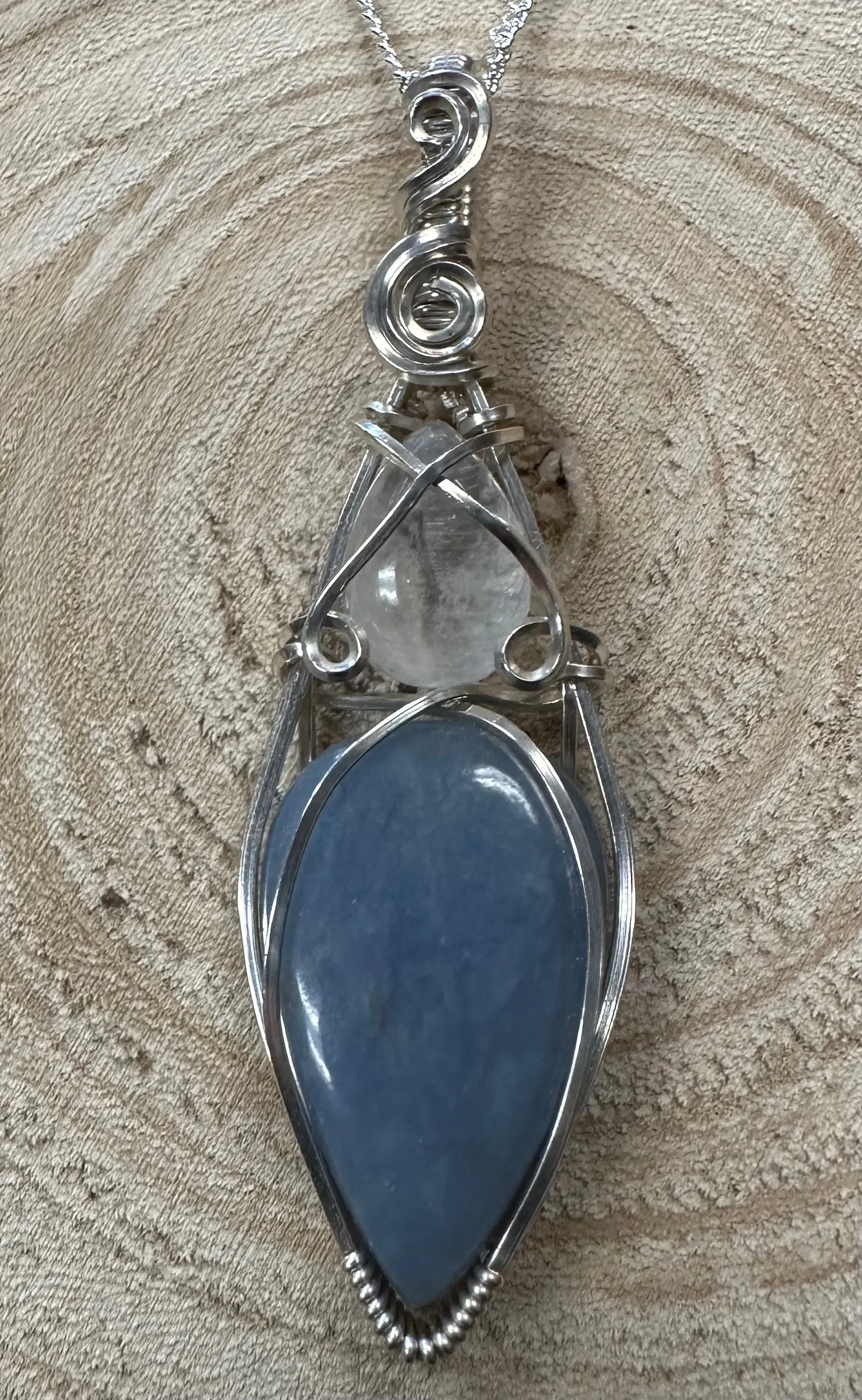 Wire Hand Wrapped Jewelry by Kaley