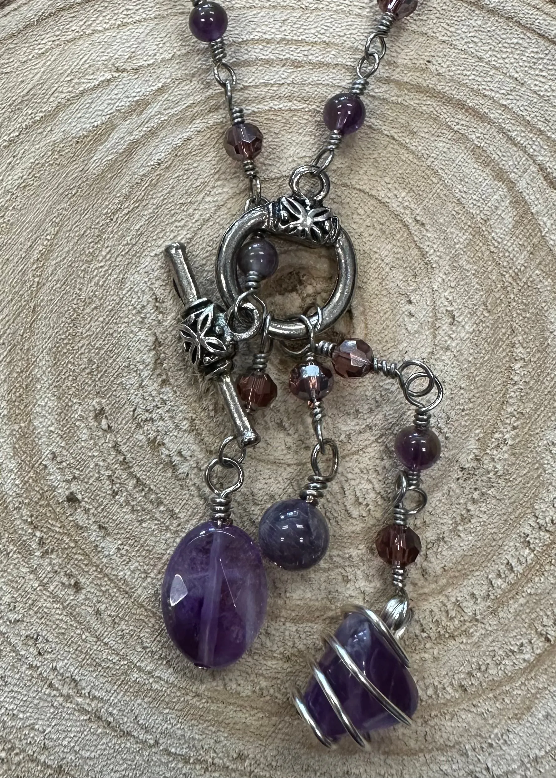 Wire Hand Wrapped Jewelry by Kaley