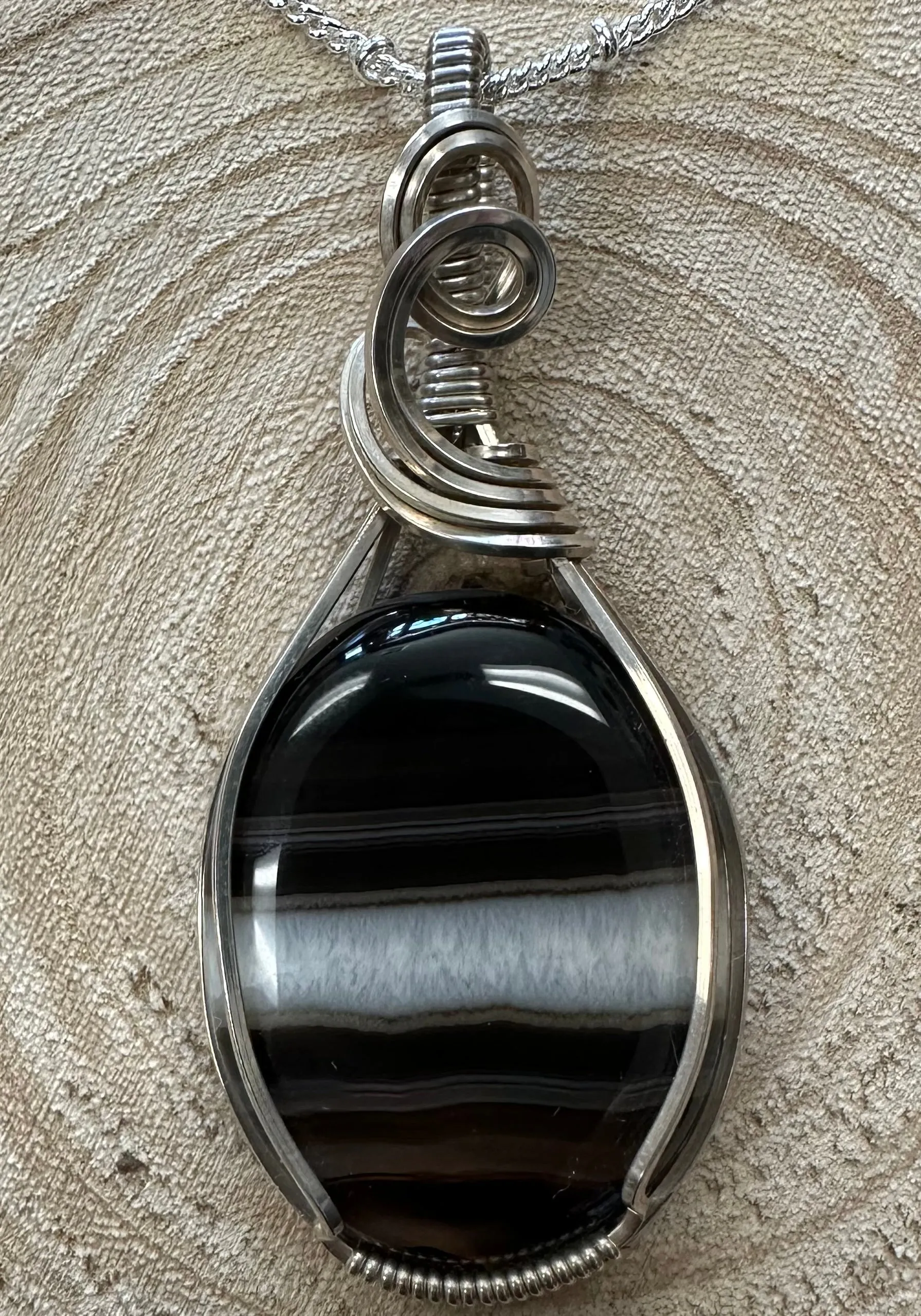 Wire Hand Wrapped Jewelry by Kaley