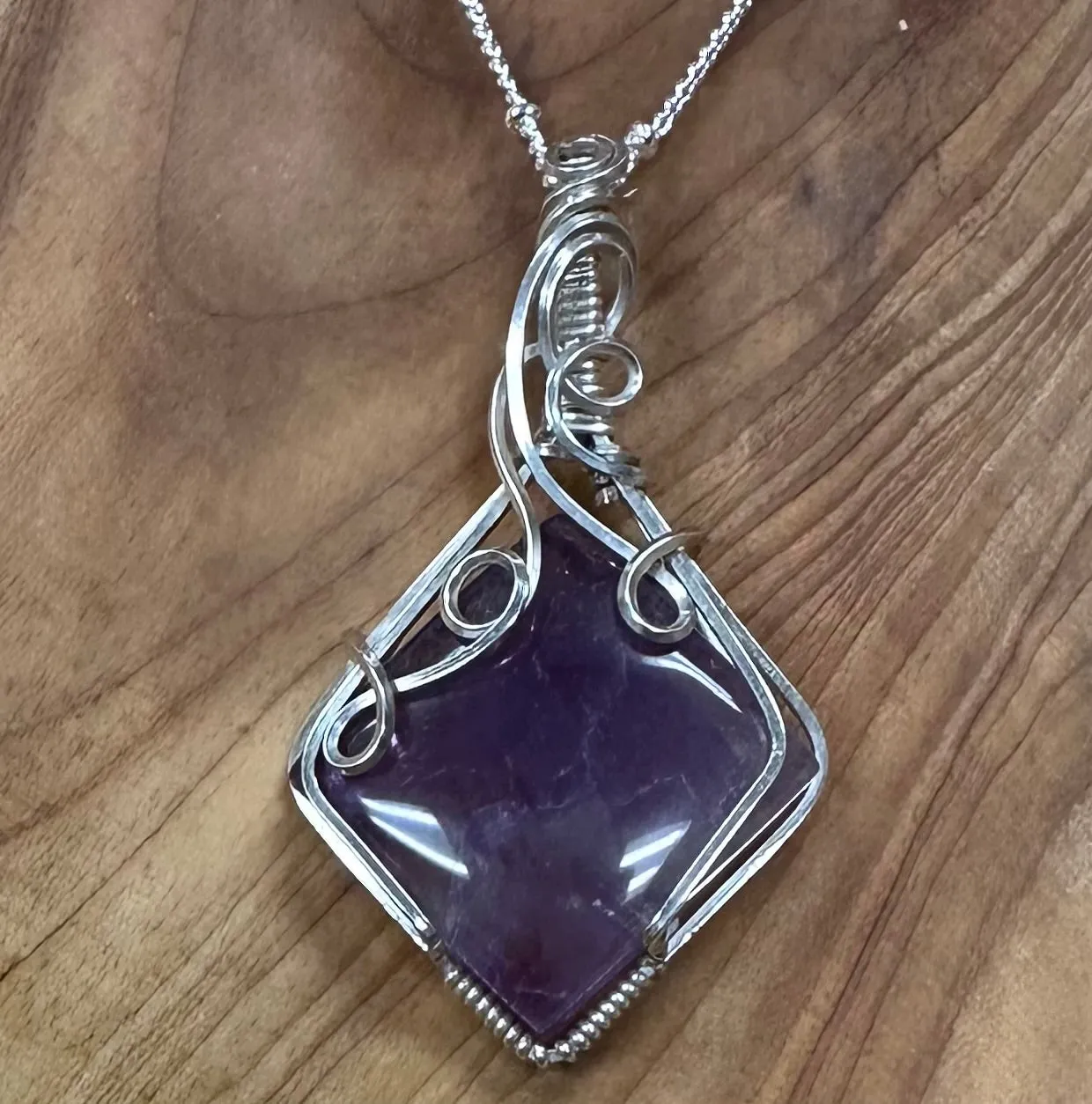 Wire Hand Wrapped Jewelry by Kaley