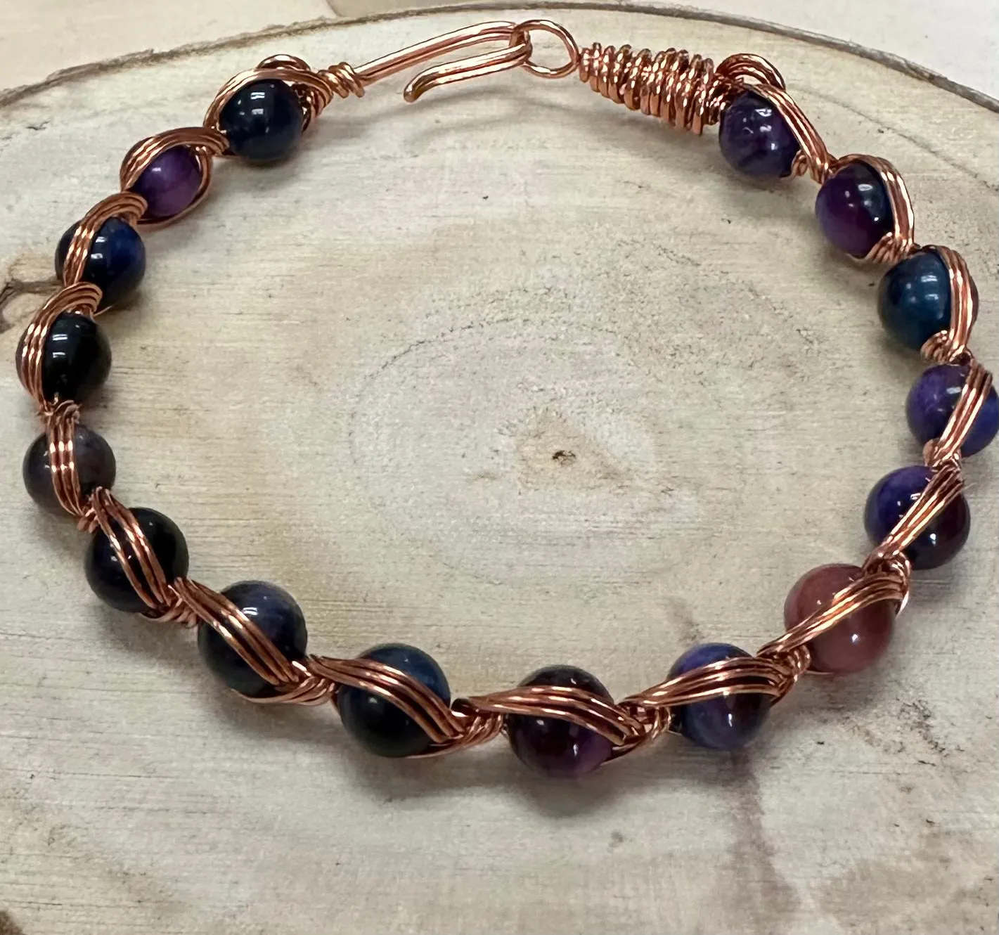 Wire Hand Wrapped Jewelry by Kaley