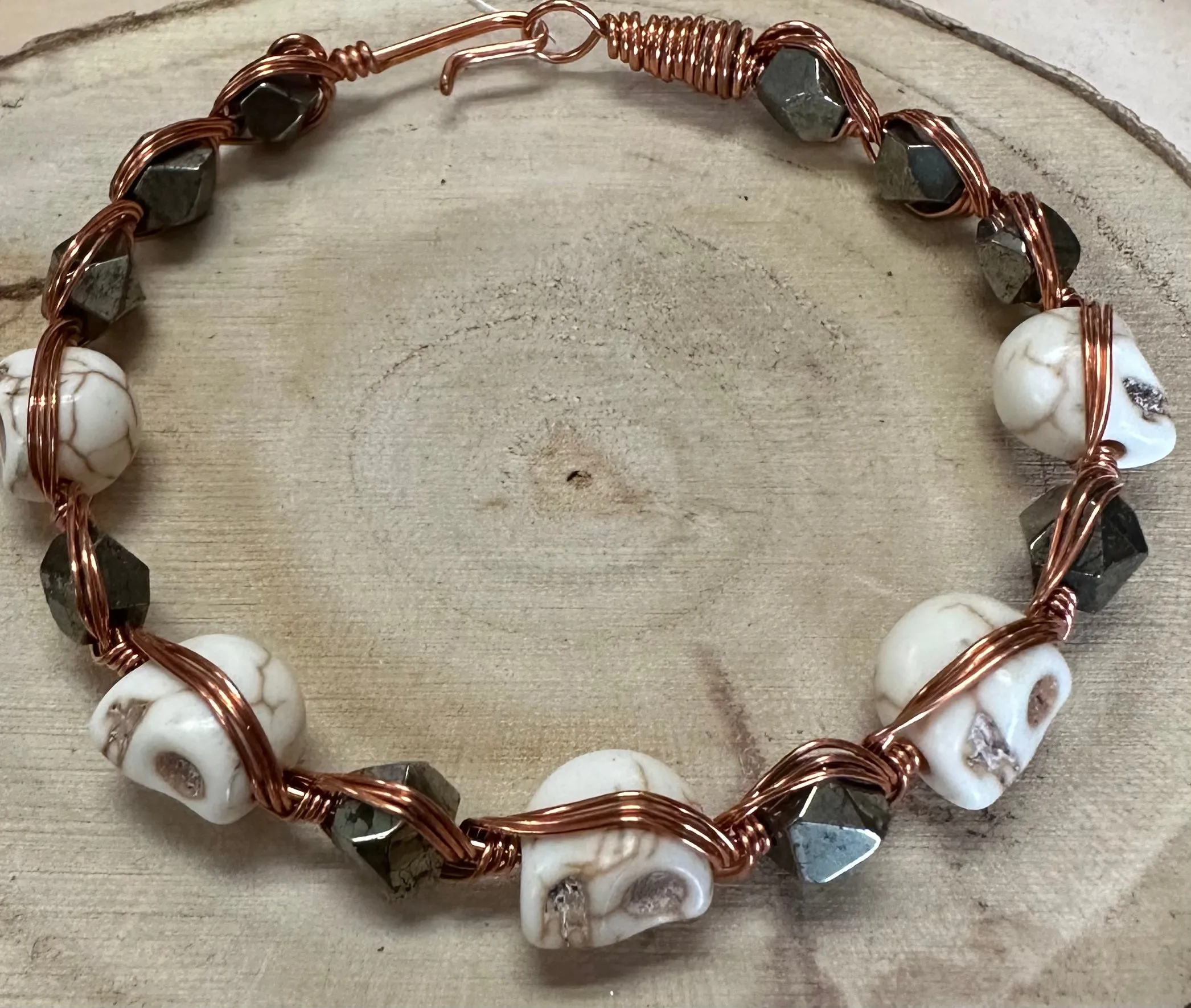 Wire Hand Wrapped Jewelry by Kaley