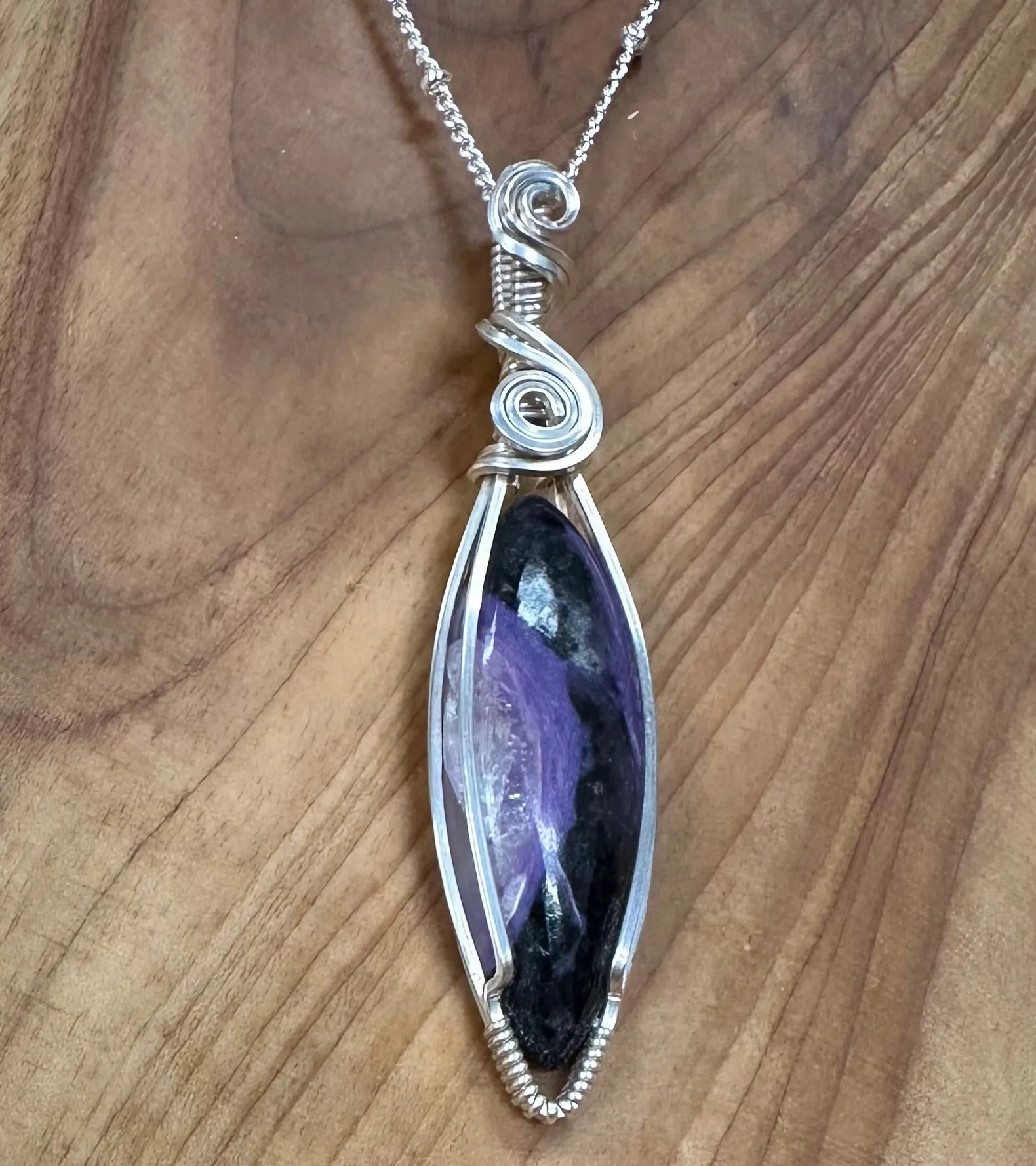 Wire Hand Wrapped Jewelry by Kaley
