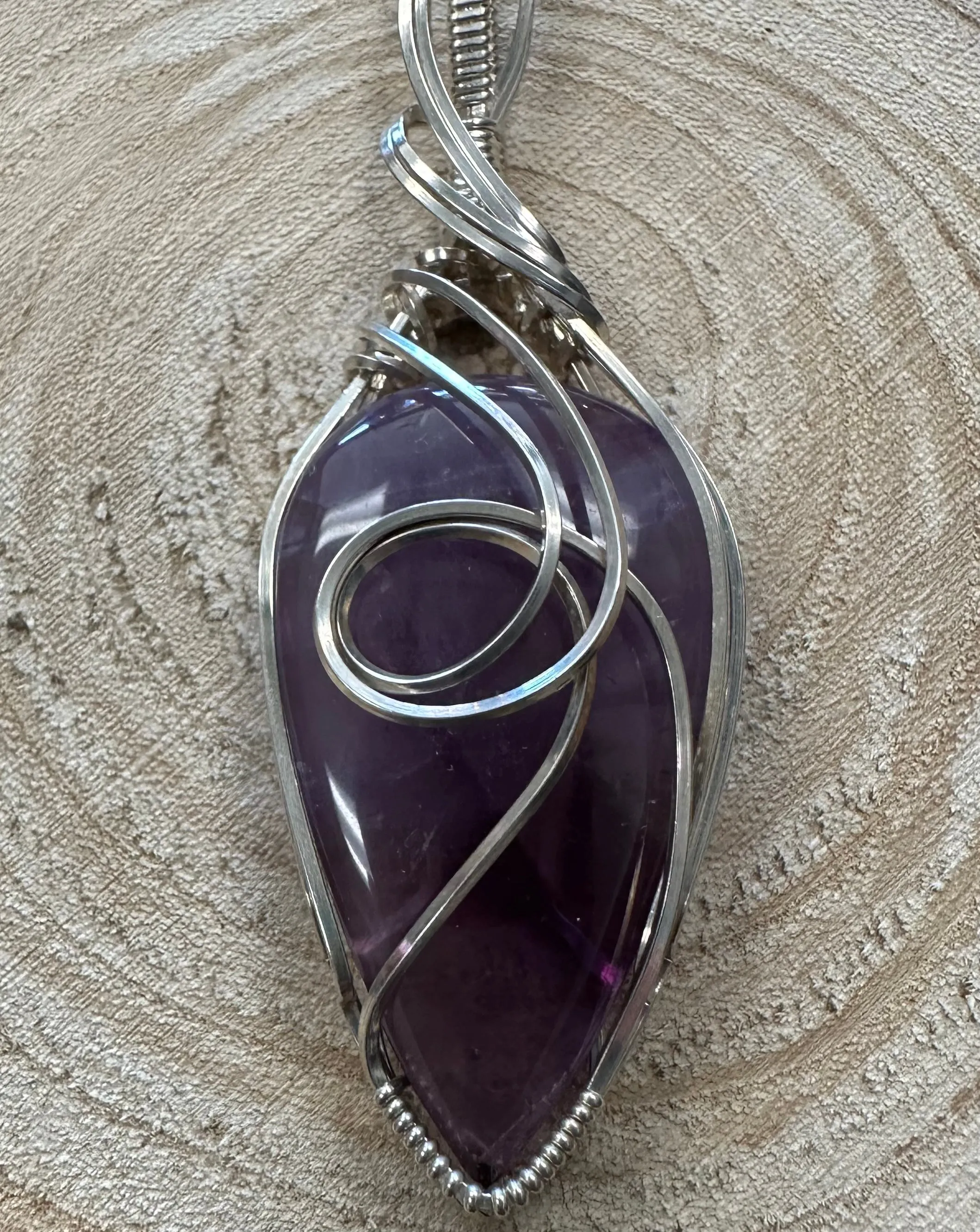 Wire Hand Wrapped Jewelry by Kaley