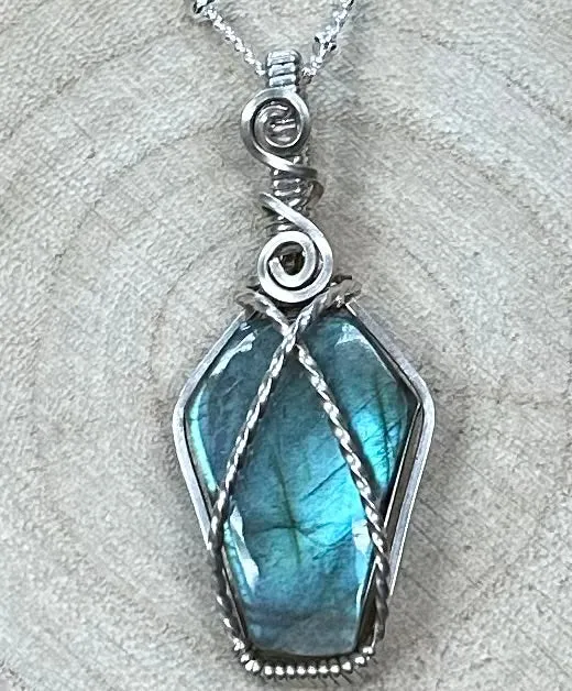 Wire Hand Wrapped Jewelry by Kaley