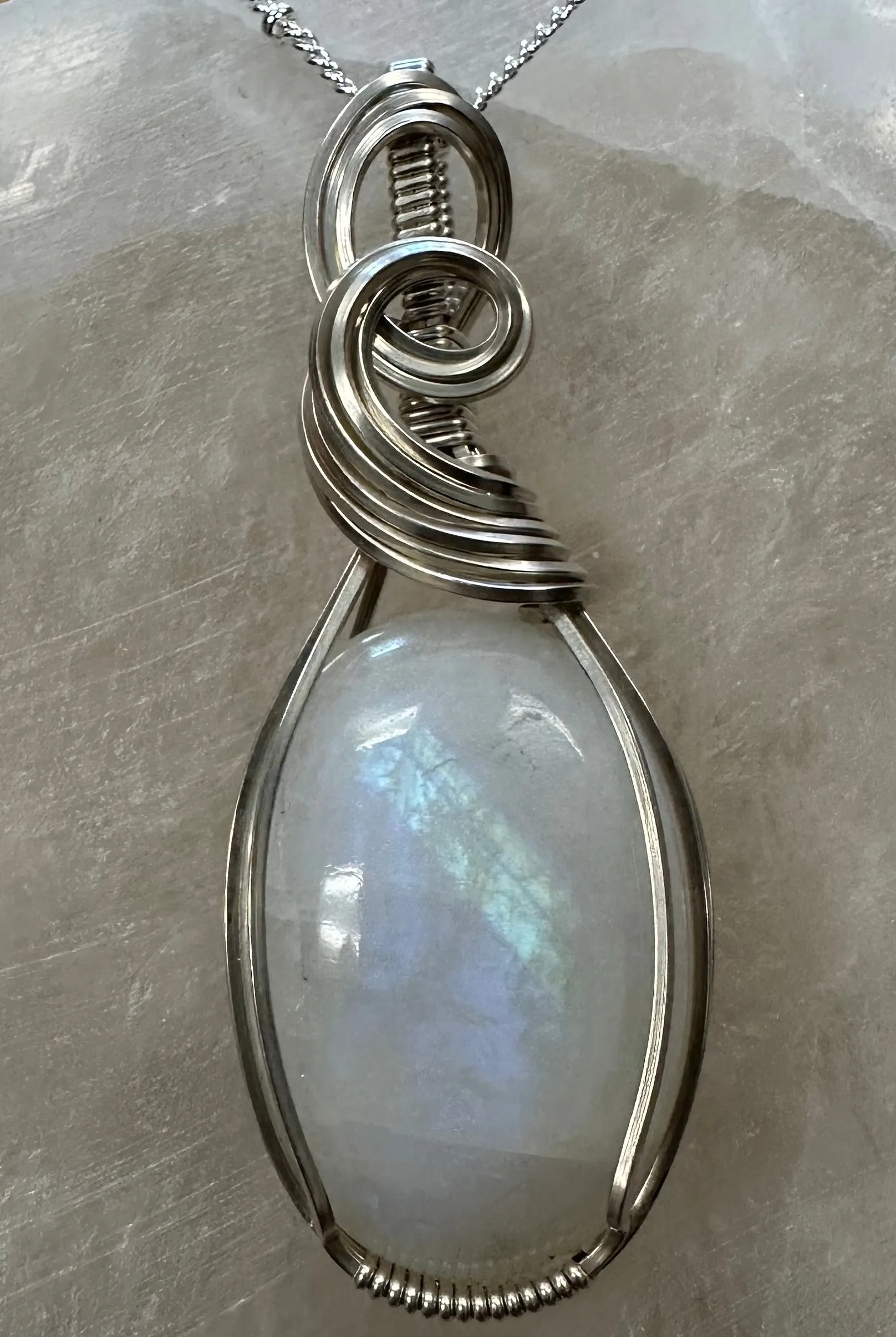 Wire Hand Wrapped Jewelry by Kaley