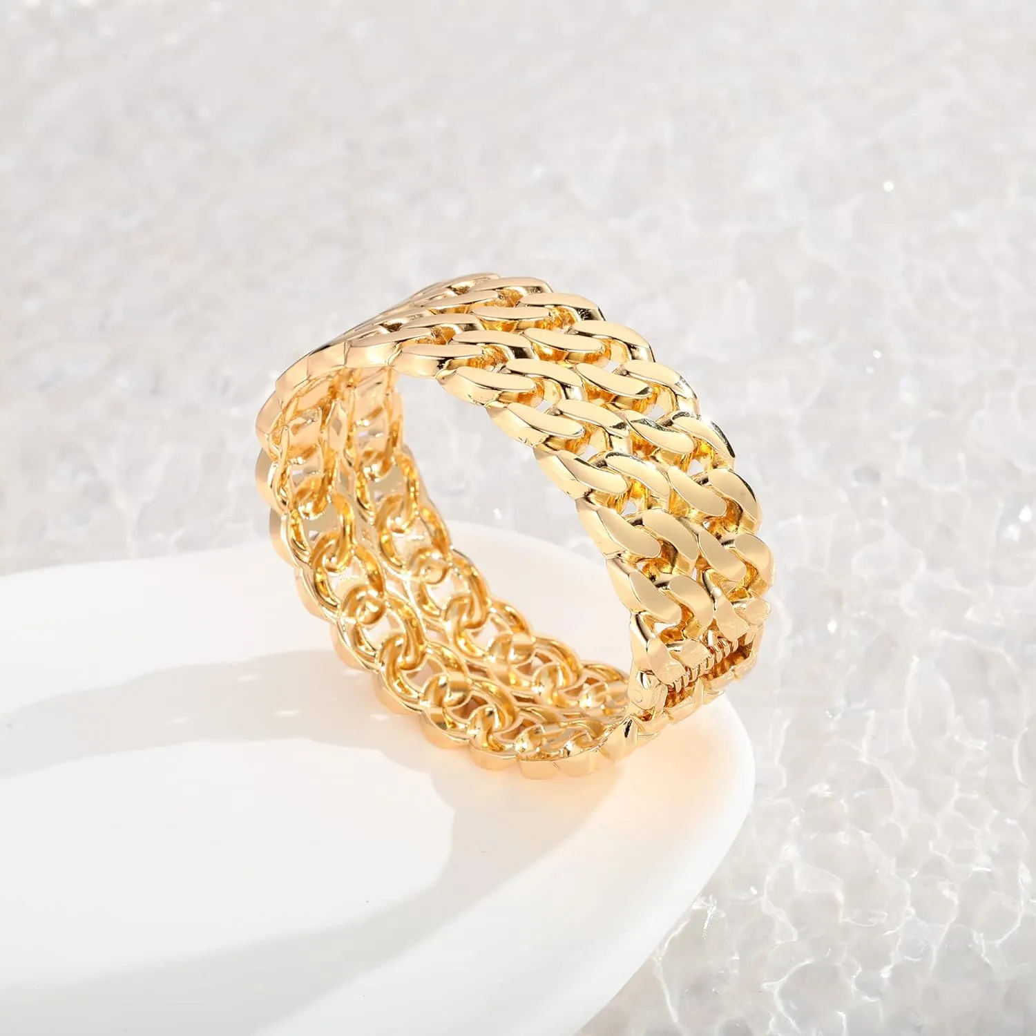 WOWORAMA Chunky Gold Bangle Bracelets for Women Thick Wide Hinged Cuff Bracelets Vintage Statement Gold Bracelet Twisted Hammered Wrist Arm Cuff Bracelets