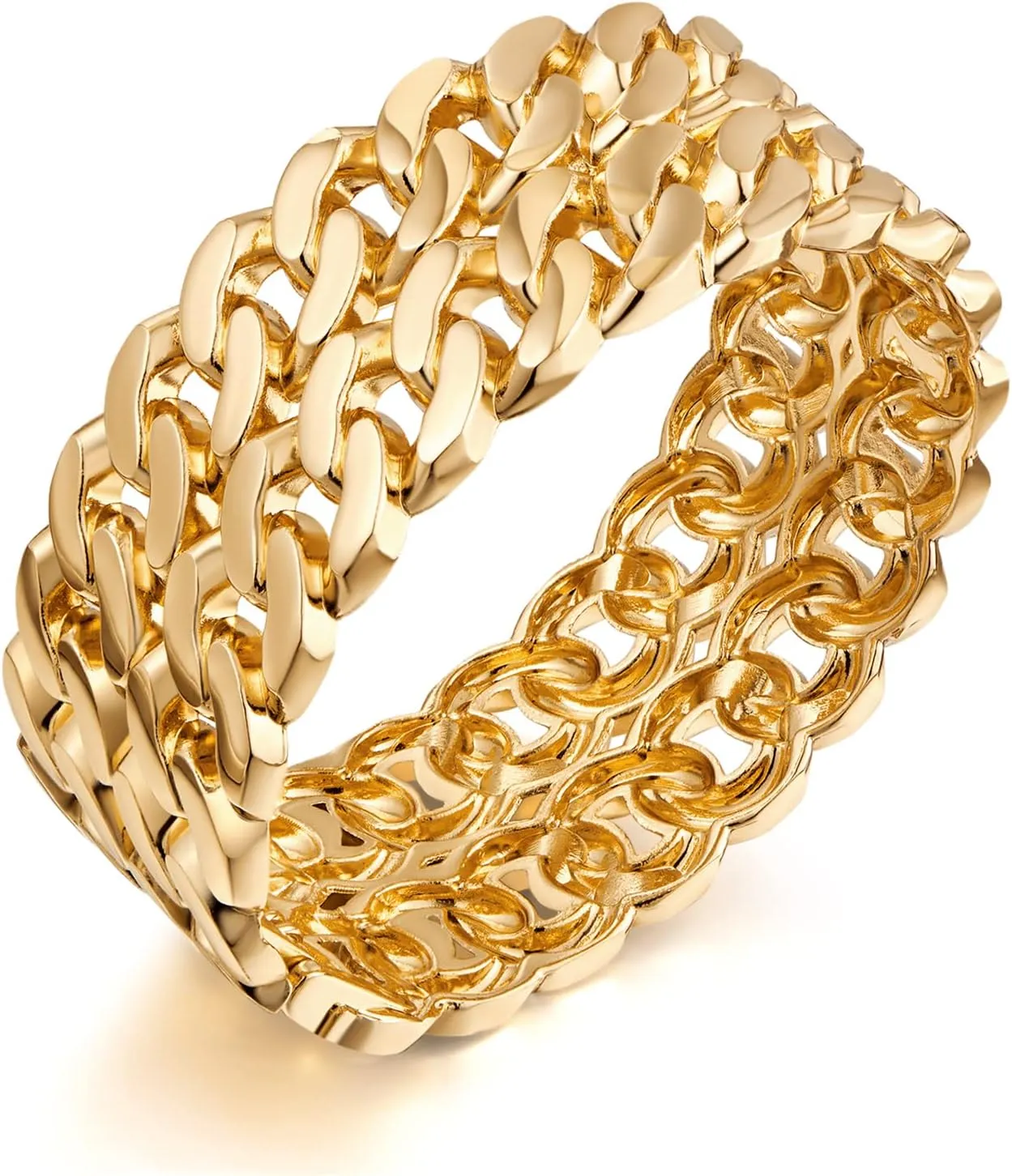 WOWORAMA Chunky Gold Bangle Bracelets for Women Thick Wide Hinged Cuff Bracelets Vintage Statement Gold Bracelet Twisted Hammered Wrist Arm Cuff Bracelets